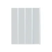 Штора на ванну Qtap Gemini WHI40114RP6 стекло Pear 6 мм, 100x140 см