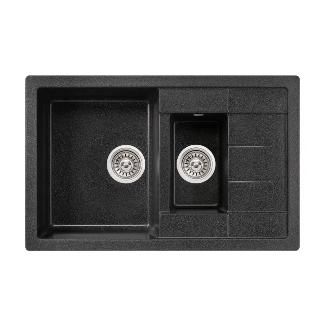 Кухонная мойка с дополнительной чашей Lidz 780x495/200 GRF-13 (LIDZGRF13780495200) Кухонная мойка с дополнительной чашей Lidz 780x495/200 GRF-13 (LIDZGRF13780495200)