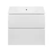 Комплект Qtap Albatross 710х725х460 White тумба підвісна + раковина урізна  QT0172TP700D3070CW