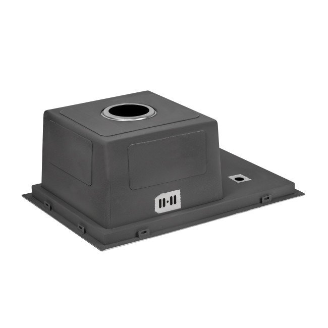 Кухонна мийка з кришкою та омивачем Qtap DC5638 3.0/1.2 мм Satin (QTDC56383012)