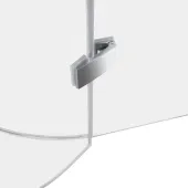 Душевая кабина Qtap Virgo CRM1099AC8 90х90 см, стекло Clear 8 мм без поддона