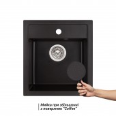 Кухонная мойка Qtap CS 5046 Black (QT5046BLA404)