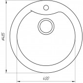 Гранитная мойка Globus Lux ORTA МОККО 485