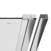 Душевая кабина Qtap Gemini CRM1018RC6 100х80 см, стекло Clear 6 мм без поддона
