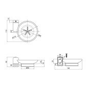 Мильниця Lidz (CRM) 123.02.01 Мильниця Lidz (CRM) 123.02.01