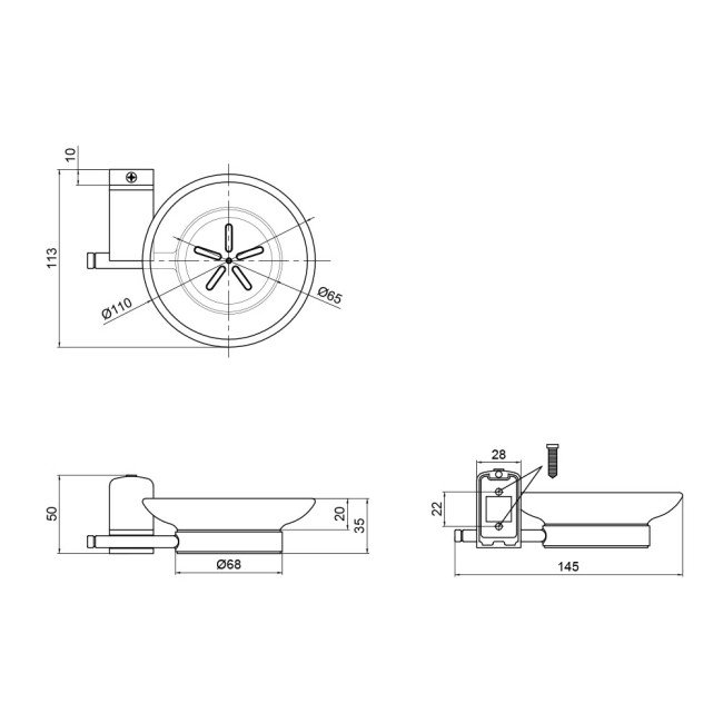 Мильниця Lidz (CRM) 123.02.01 2