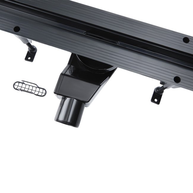 Трап Qtap Aries CRM70900304 щілинний з гідрозакривом та нержавіючою планкою Трап Qtap Aries CRM70900304 щілинний з гідрозакривом та нержавіючою планкою