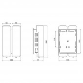 Диспенсер для рідкого мила Qtap Davcovac mydla DM350CS2