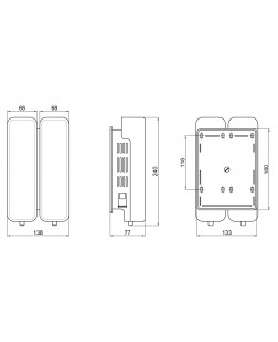 Диспенсер для рідкого мила Qtap Davcovac mydla DM350CS2