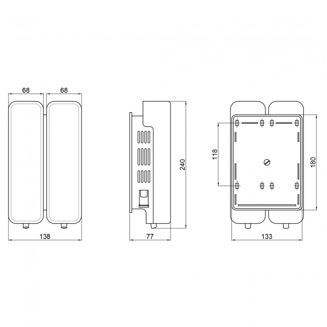 Диспенсер для рідкого мила Qtap Davcovac mydla DM350CS2