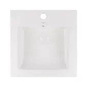 Раковина Qtap Stork 420x420x170 White з донним клапаном QT15116037W