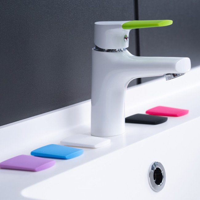 Змішувач для раковини Qtap Polaris WHI 001 Змішувач для раковини Qtap Polaris WHI 001