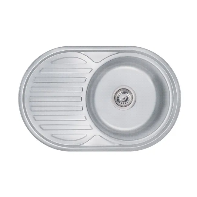 Кухонна мийка Lidz 7750 0,6 мм Decor (LIDZ775006DEC) Кухонна мийка Lidz 7750 0,6 мм Decor (LIDZ775006DEC)
