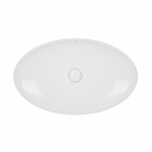 Раковина-чаша Qtap Dove 680х420х120 White с донным клапаном QT0611K160W