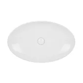 Раковина-чаша Qtap Dove 680х420х120 White с донным клапаном QT0611K160W