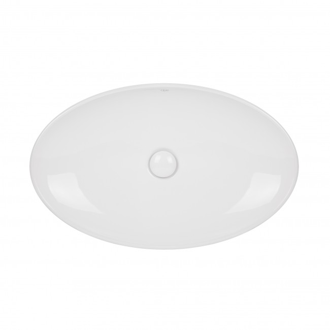 Раковина-чаша Qtap Dove 680х420х120 White с донным клапаном QT0611K160W