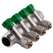 Коллектор ECO 1018 1/2х1G 4-й (под 35*) с перекрытием