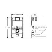 Инсталляция для унитаза Azzurra B1920 Инсталляция для унитаза Azzurra B1920