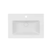 Раковина Qtap Stork 610х420х170 White с донным клапаном QT1511L738W