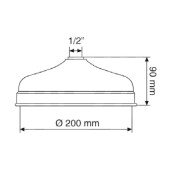 Лейка для верхнего душа Bianchi SOFOLF050000VOT Лейка для верхнего душа Bianchi SOFOLF050000VOT