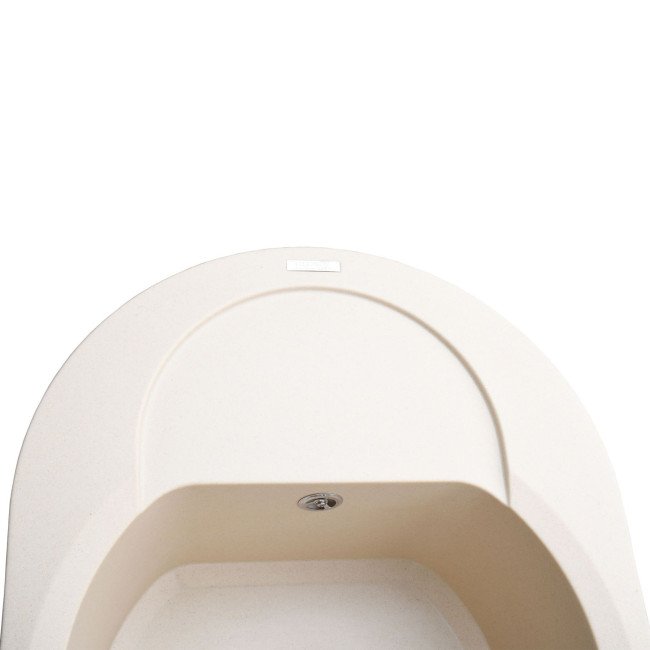 Гранітна мийка Globus Lux MORAINE слонова кiстка 600х470мм Гранітна мийка Globus Lux MORAINE слонова кiстка 600х470мм