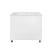 Комплект Qtap Tern 800х725х437 White тумба підлогова + раковина урізна QT1771TNL8013080CW
