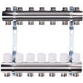 Колектор з регуляторами та кріпленням ECO 001B 1"x7