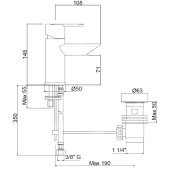 Змішувач для біде Bianchi Dream BIDDRM2003IMCRM