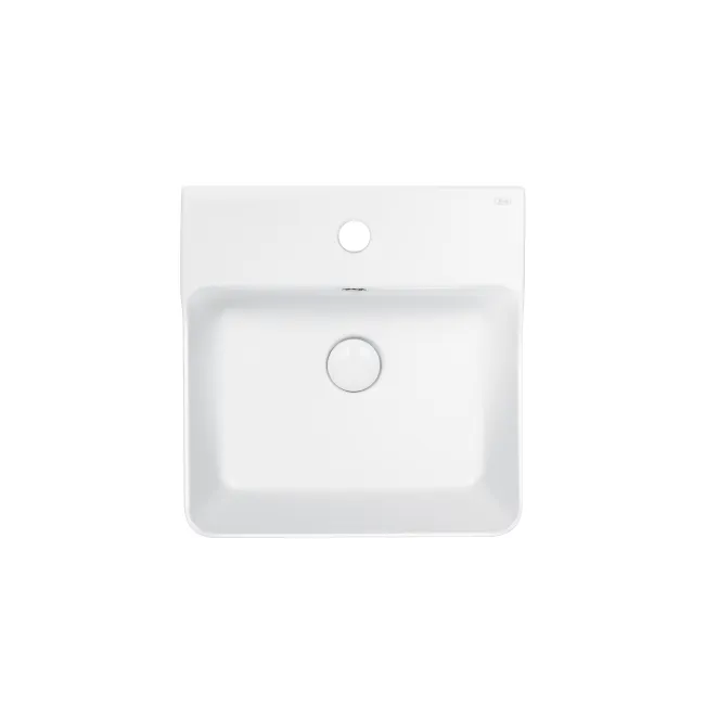Раковина Qtap Nando B 400х420х155 White с донным клапаном QT12117040BW Раковина Qtap Nando B 400х420х155 White с донным клапаном QT12117040BW