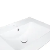 Комплект Qtap Tern 600х580х437 Matt black тумба підвісна + раковина урізна QT1772TPL6023060CMB