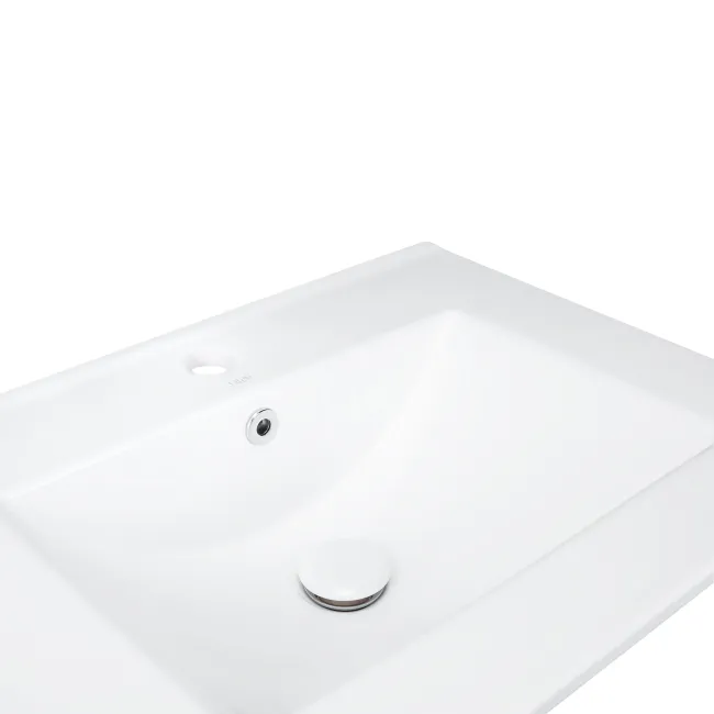Комплект Qtap Tern 600х580х437 Matt black тумба підвісна + раковина урізна QT1772TPL6023060CMB