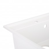 Кухонная мойка Qtap CS 5250 White (QT5250WHI650)