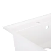 Кухонная мойка Qtap CS 5250 White (QT5250WHI650)