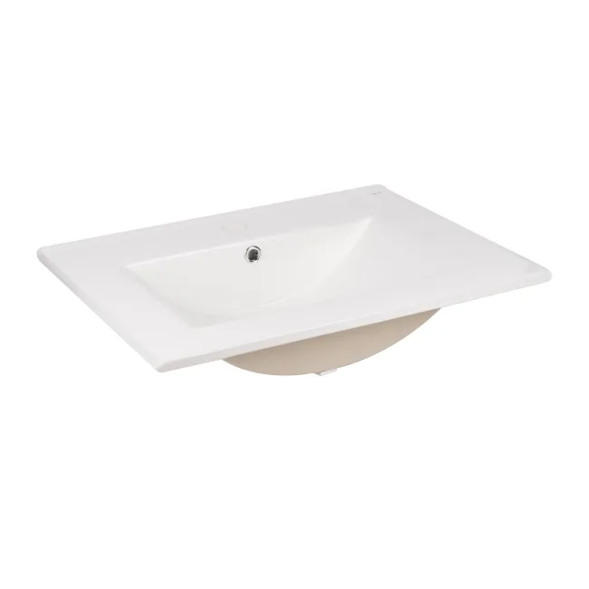 Раковина Qtap Albatross New 600x470х180 White с донным клапаном QT0111750660W