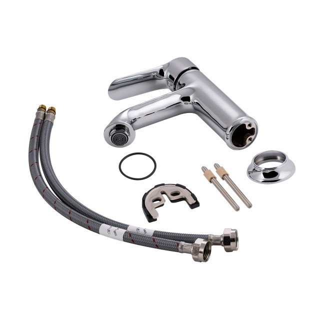 Змішувач для раковини Qtap Rozkos 1055104C Змішувач для раковини Qtap Rozkos 1055104C