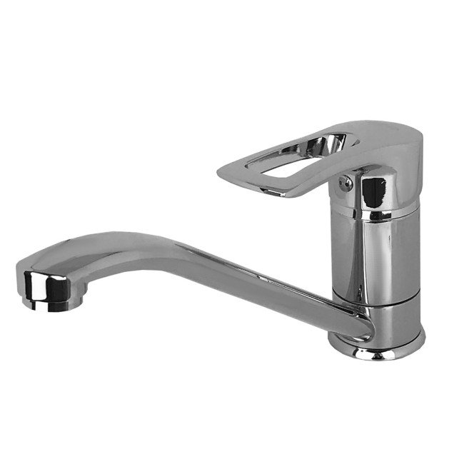 Смеситель для кухни CRISTAL SEVA GSV-0203-BIG латунь высокий корпус на гайке