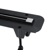 Трап Qtap Aries CRM70900304 щелевой с гидрозатвором и нержавеющей планой