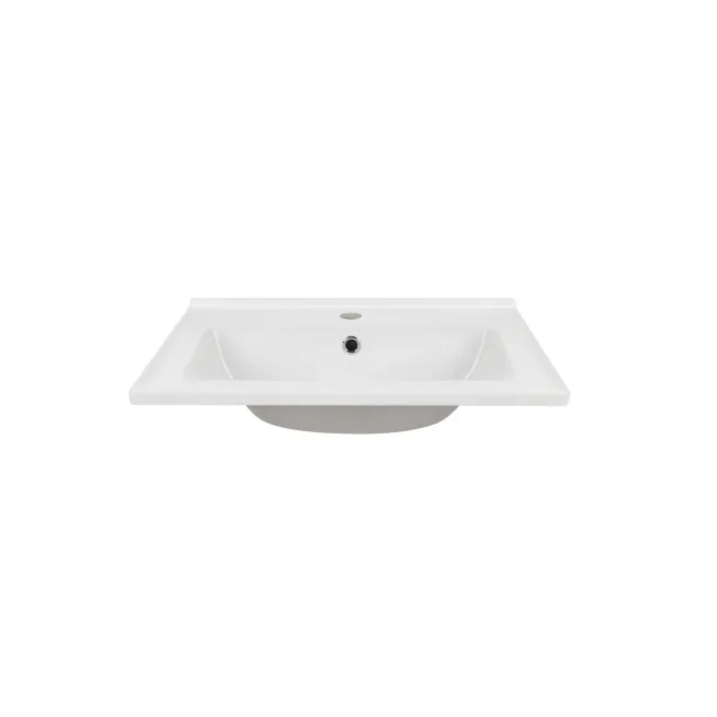 Раковина Qtap Albatross E49 600х490х200 White с донным клапаном QT01119060E49W
