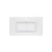 Раковина Qtap Albatross 9H 800х460х180 White с донным клапаном QT01119080HW