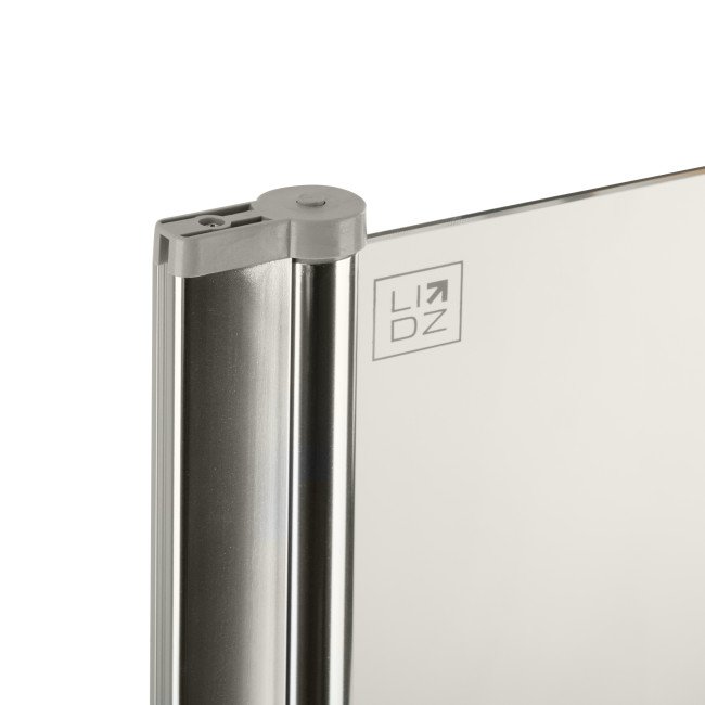 Штора на ванну Lidz Brama SS80x140L.CRM.TR скло прозоре 6 мм, ліва