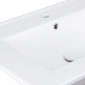 Раковина Qtap Albatross New 910x470x180 White с донным клапаном QT0111750690LW