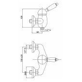 Смеситель для душа Bianchi Elite ESDELT200501100CRM Смеситель для душа Bianchi Elite ESDELT200501100CRM