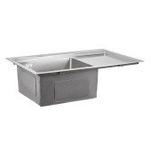 Набор 2 в 1 Lidz кухонная мойка H7851L 3.0/0.8 мм Brush + дозатор для моющего средства Набор 2 в 1 Lidz кухонная мойка H7851L 3.0/0.8 мм Brush + дозатор для моющего средства