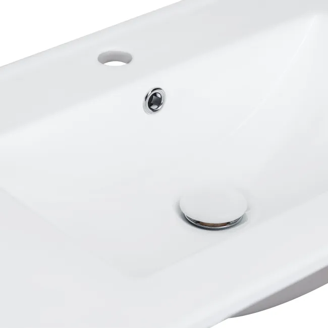Раковина Qtap Albatross New 910x470x180 White с донным клапаном QT0111750690W