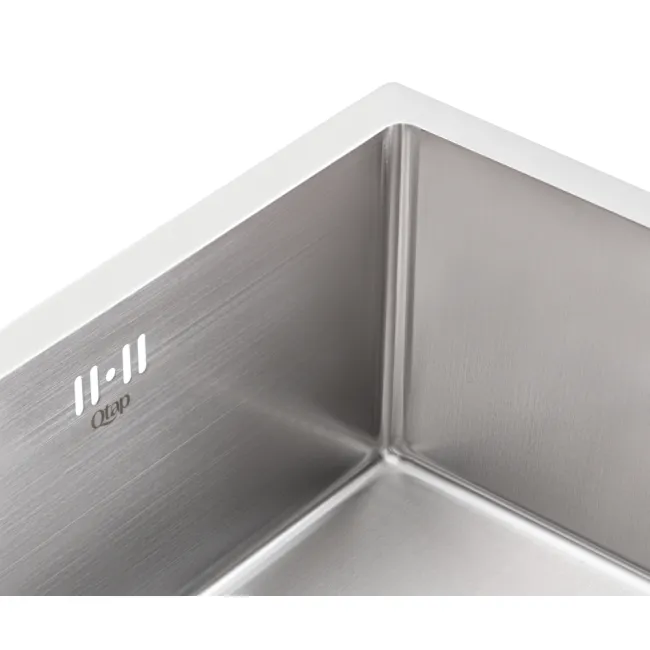 Кухонна мийка Qtap D4843 2.7/1.0 мм Satin (QTD484310)