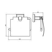 Тримач туалетного паперу Perfect Sanitary Appliances КВ 9926 Тримач туалетного паперу Perfect Sanitary Appliances КВ 9926