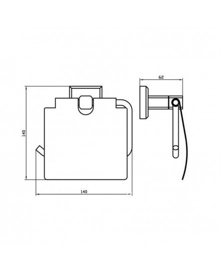 Тримач туалетного паперу Perfect Sanitary Appliances КВ 9926