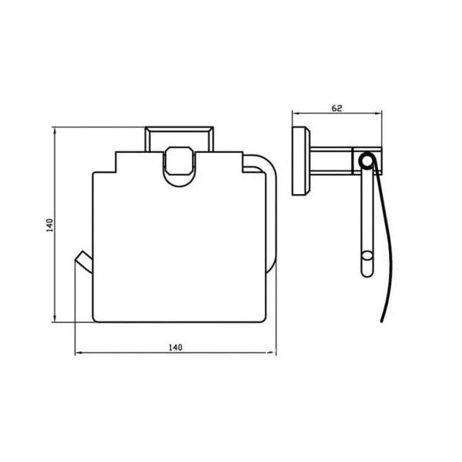 Тримач туалетного паперу Perfect Sanitary Appliances КВ 9926 2 Тримач туалетного паперу Perfect Sanitary Appliances КВ 9926 2