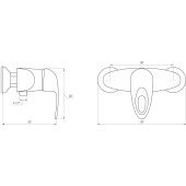 Смеситель для душа Globus Lux Smart GLSM-0105N Смеситель для душа Globus Lux Smart GLSM-0105N