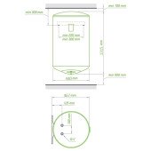 Водонагрівач Tesy BiLight 150 л, мокрий ТЕН 2,0 кВт (GCV1504420B11TSR) 305141 Водонагрівач Tesy BiLight 150 л, мокрий ТЕН 2,0 кВт (GCV1504420B11TSR) 305141